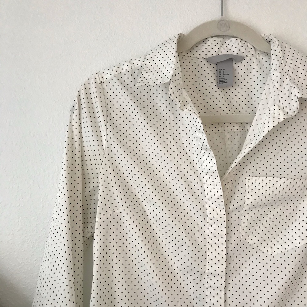 Dotted Button Up - Picture 2 of 4
